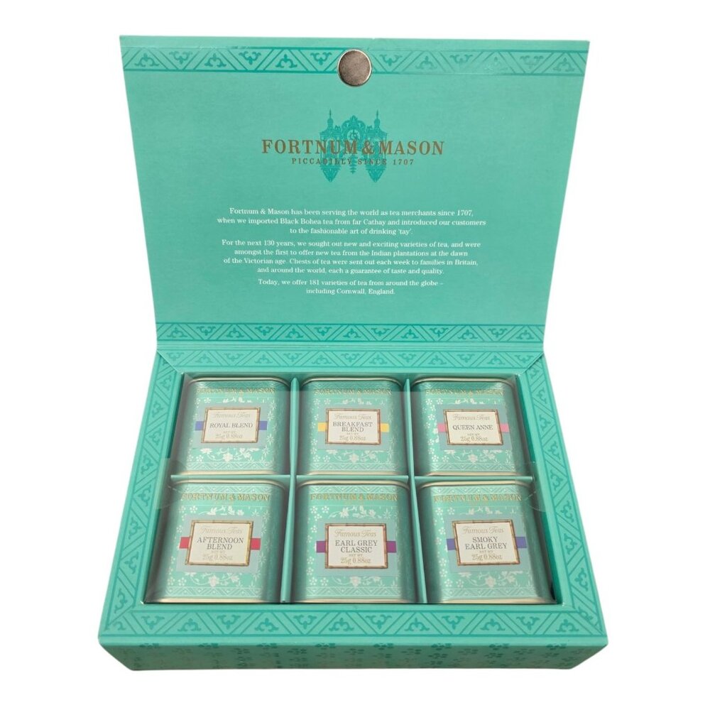 Fortnum & Mason Tea Gift Set Royal Breakfast Queen Anne Afternoon Earl Grey